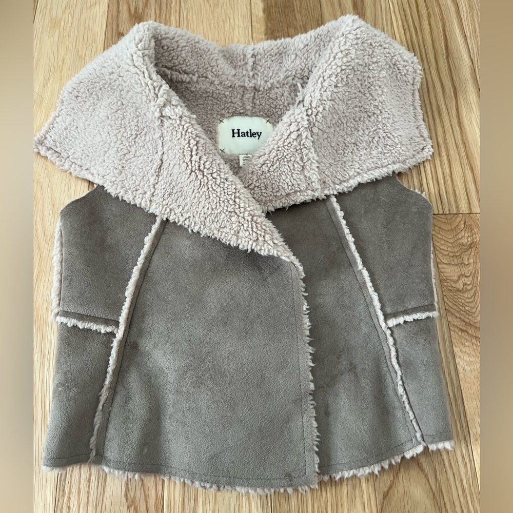 Hatley Faux Sherpa Soft Boho Vest- Size 5